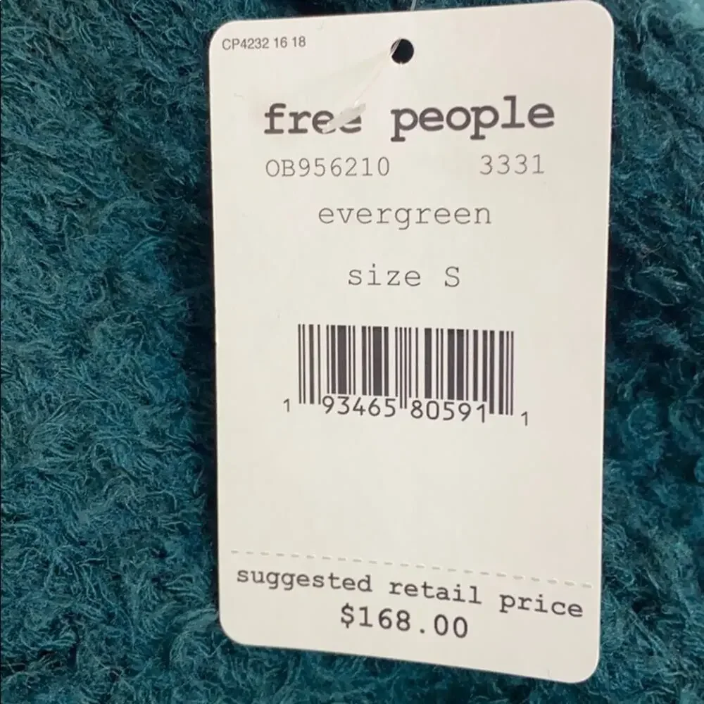 Free People Evergreen Once a Lifetime Cardigan NWT Size Small